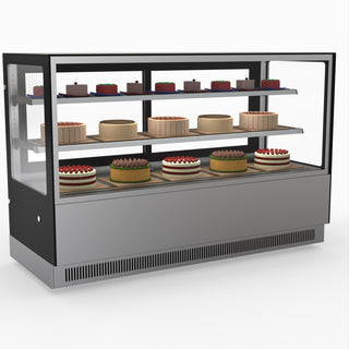 Modern 2 Shelves Cake Or Food Display - Bonvue GAN-1800RF2