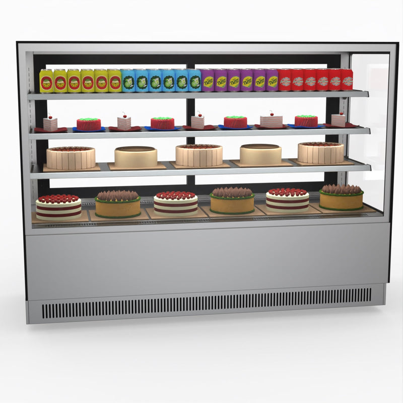 Modern 3 Shelves Cake Or Food Display - Bonvue GAN-1800RF3