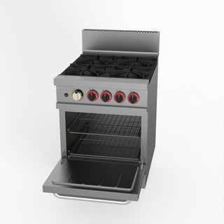 Gasmax 4 Burner With Oven Flame Failure - GasMax GBS4TS