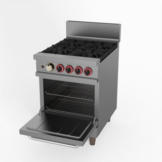 Gasmax 4 Burner With Oven Flame Failure - GasMax GBS4TS