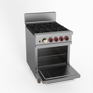 Gasmax 4 Burner With Oven Flame Failure - GasMax GBS4TS