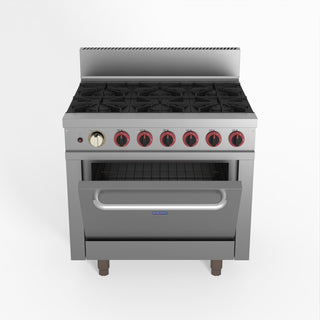 Gasmax 6 Burner With Oven Flame Failure - GasMax GBS6TS