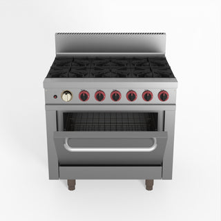 Gasmax 6 Burner With Oven Flame Failure - GasMax GBS6TS