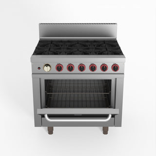 Gasmax 6 Burner With Oven Flame Failure - GasMax GBS6TS