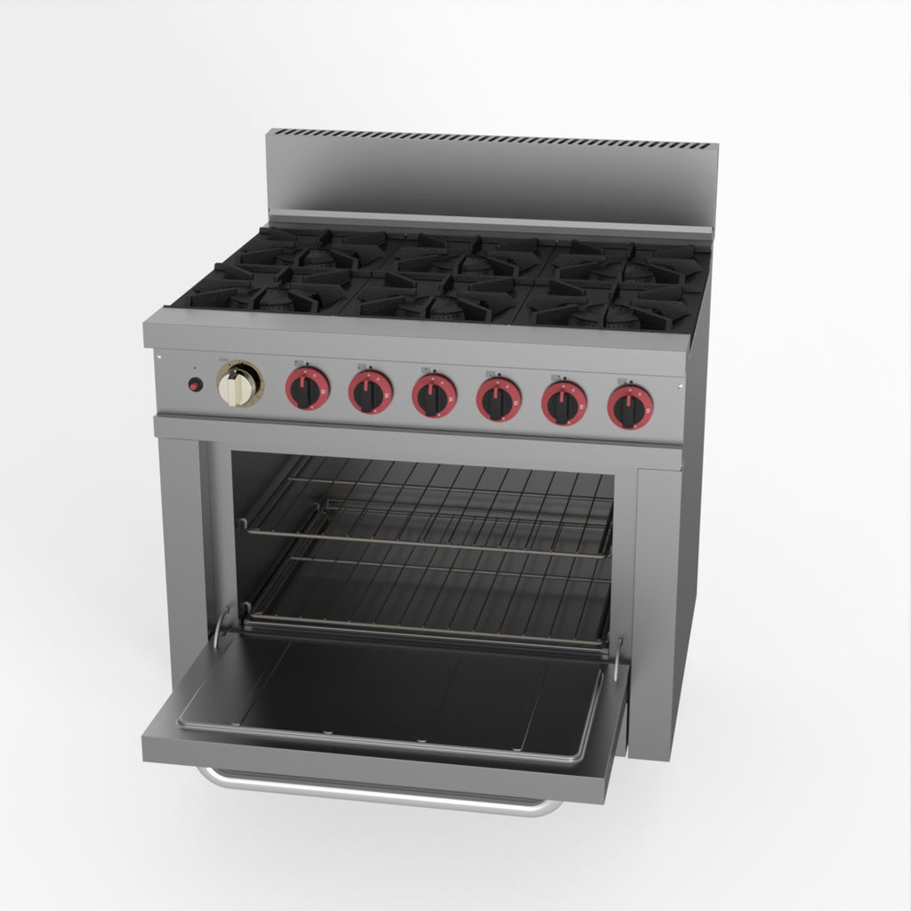 GasMAX 6 Burner With Oven Flame Failure GBS6TS