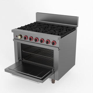 Gasmax 6 Burner With Oven Flame Failure - GasMax GBS6TS