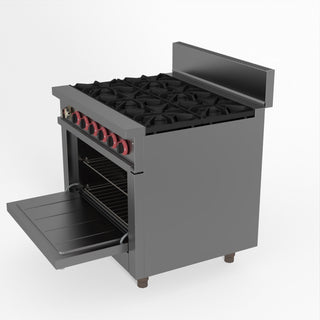 Gasmax 6 Burner With Oven Flame Failure - GasMax GBS6TS