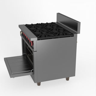 Gasmax 6 Burner With Oven Flame Failure - GasMax GBS6TS