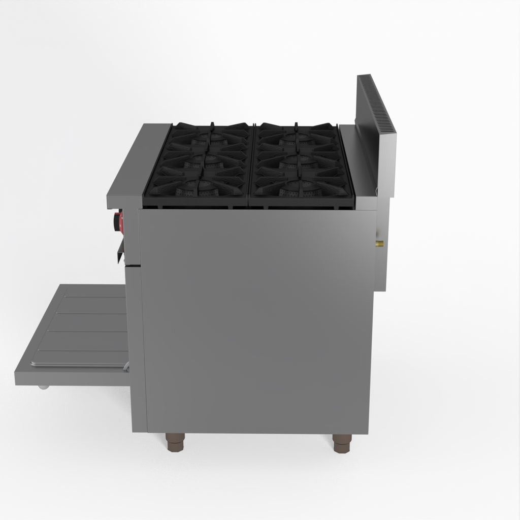 Gasmax 4 Burner With Oven Flame Failure - GasMax GBS4TS