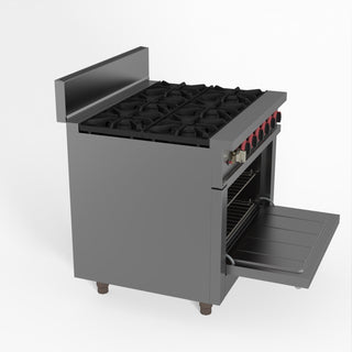 Gasmax 6 Burner With Oven Flame Failure - GasMax GBS6TS