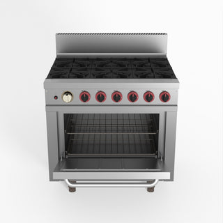 Gasmax 6 Burner With Oven Flame Failure - GasMax GBS6TS