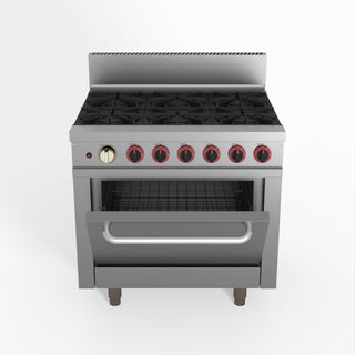 Gasmax 6 Burner With Oven Flame Failure - GasMax GBS6TS