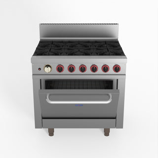 Gasmax 6 Burner With Oven Flame Failure - GasMax GBS6TS