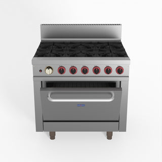 Gasmax 6 Burner With Oven Flame Failure - GasMax GBS6TS