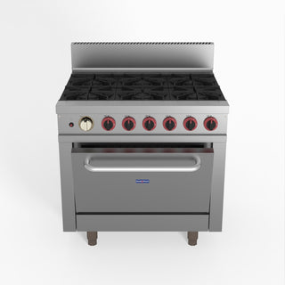 Gasmax 6 Burner With Oven Flame Failure - GasMax GBS6TS