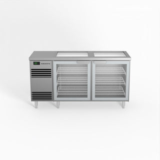 Skope 2 Glass Door Chiller - Stainless Steel