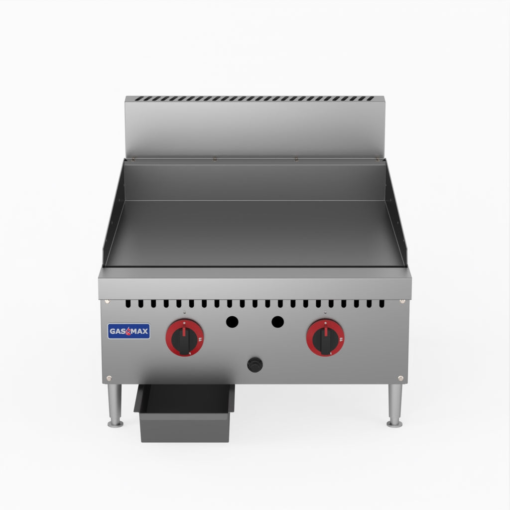 GasMAX Two Burner Lpg Griddle Top - GG-24LPG