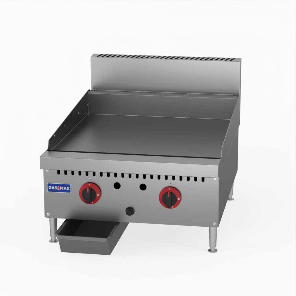 GasMAX Two Burner Lpg Griddle Top - GG-24LPG