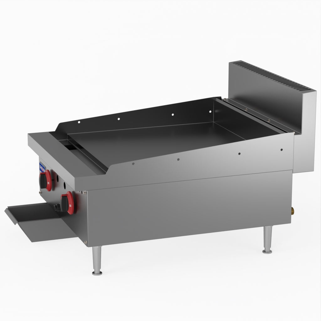 GasMAX Two Burner Lpg Griddle Top - GG-24LPG