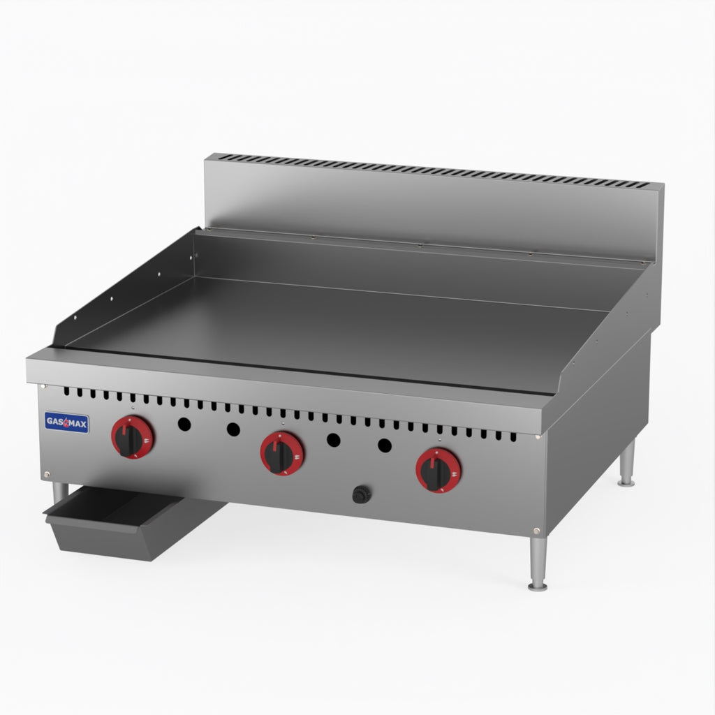 GasMAX Three Burner Lpg Griddle Top - GG-36LPG
