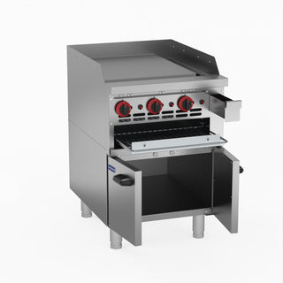 Gas Griddle And Gas Toaster With Cabinet - GasMax GGS-24LPG