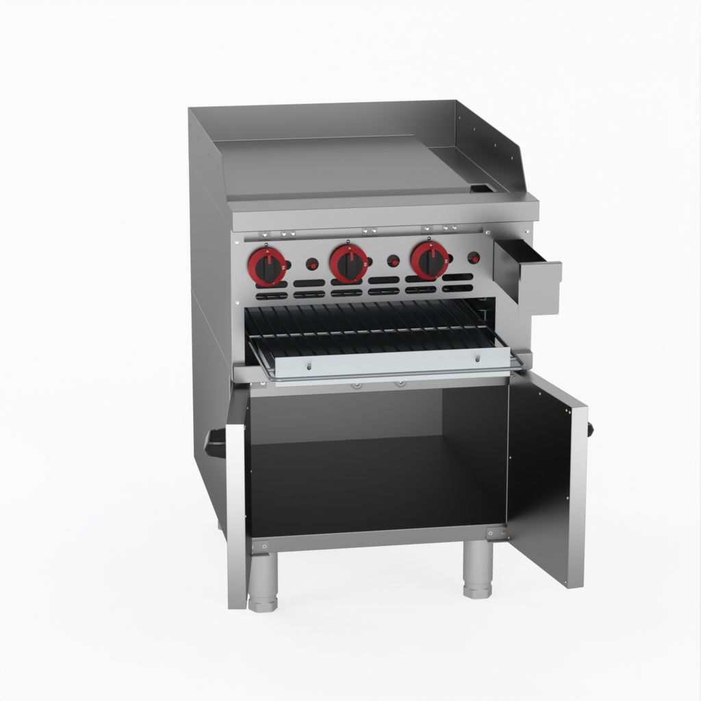GasMAX Gas Griddle And Toaster With Cabinet - GGS-24