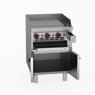 Gas Griddle And Gas Toaster With Cabinet - GasMax GGS-24