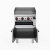 GasMAX Gas Griddle And Toaster With Cabinet - GGS-24