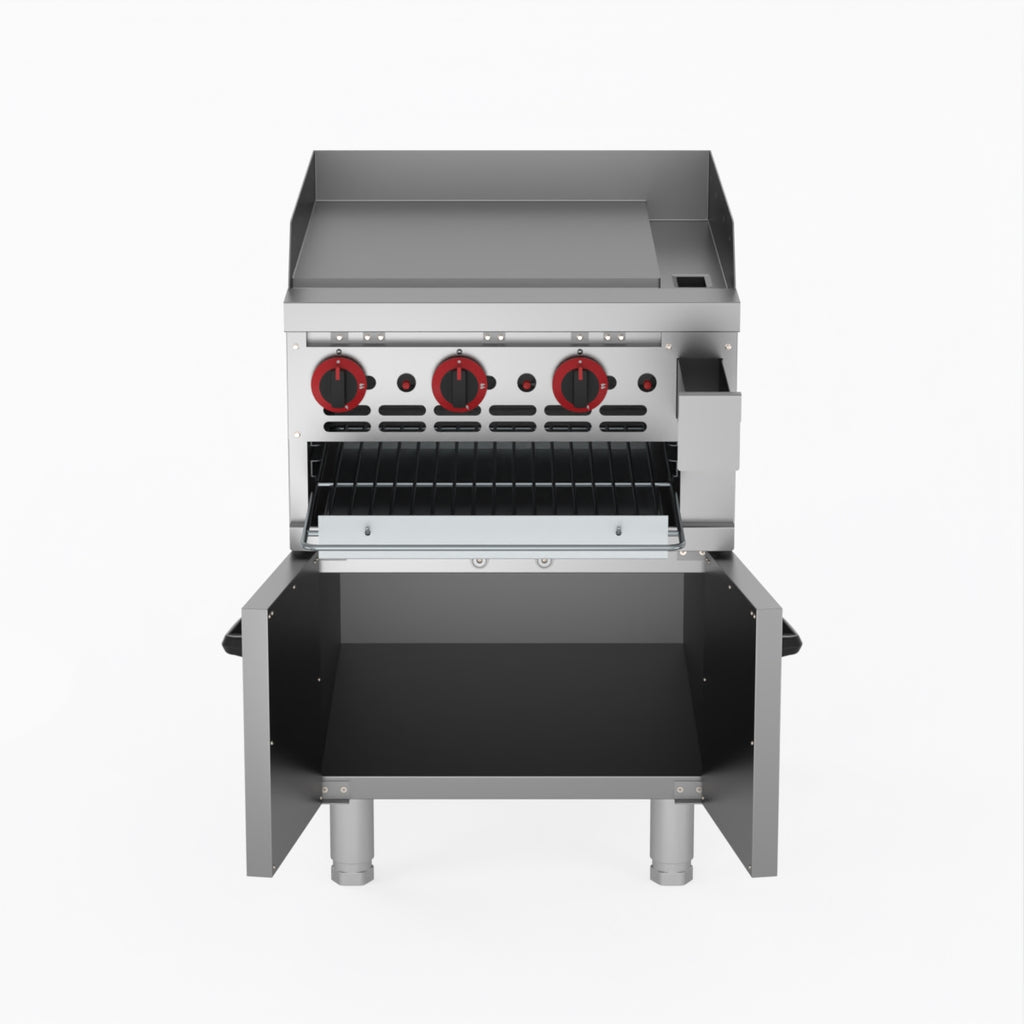 GasMAX Gas Griddle And Toaster With Cabinet - GGS-24
