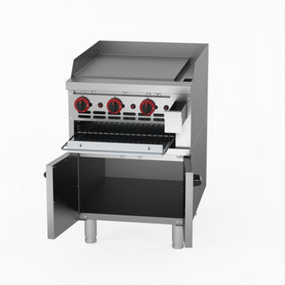 Gas Griddle And Gas Toaster With Cabinet - GasMax GGS-24