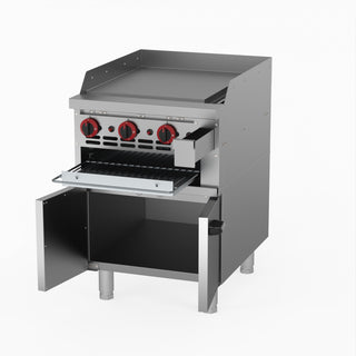 Gas Griddle And Gas Toaster With Cabinet - GasMax GGS-24