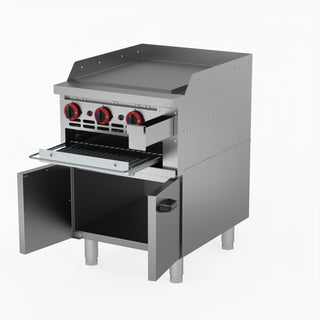 Gas Griddle And Gas Toaster With Cabinet - GasMax GGS-24