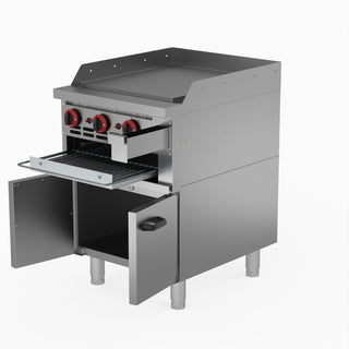 Gas Griddle And Gas Toaster With Cabinet - GasMax GGS-24