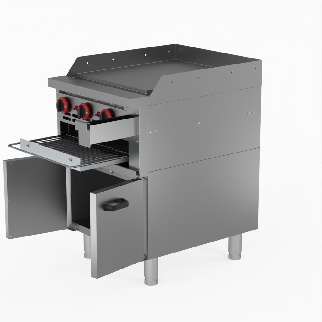 GasMAX Gas Griddle And Toaster With Cabinet - GGS-24