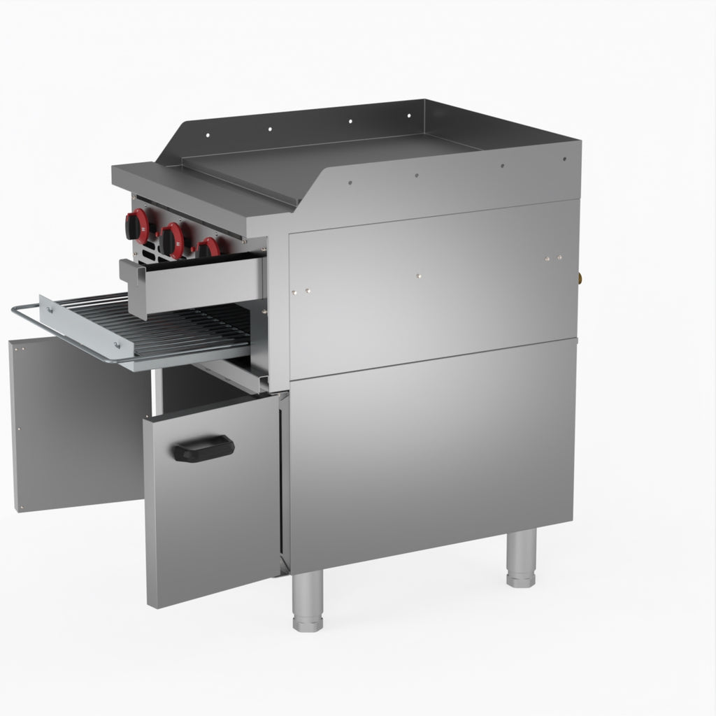 GasMAX Gas Griddle And Toaster With Cabinet - GGS-24