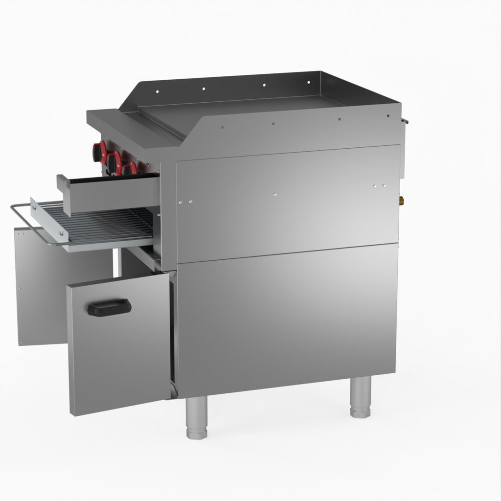GasMAX Gas Griddle And Toaster With Cabinet - GGS-24