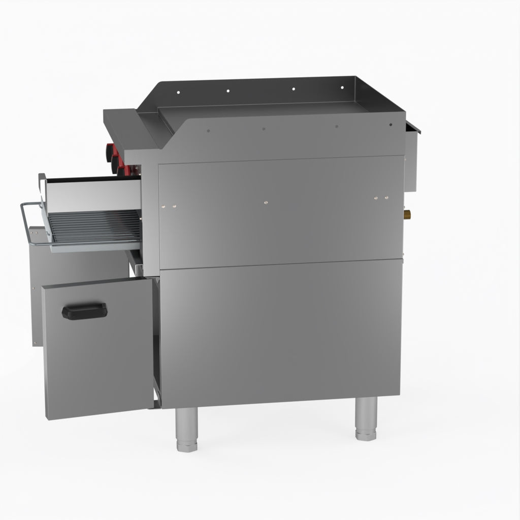 GasMAX Gas Griddle And Toaster With Cabinet - GGS-24