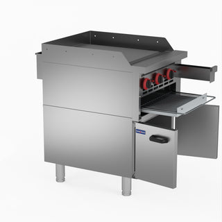 Gas Griddle And Gas Toaster With Cabinet - GasMax GGS-24