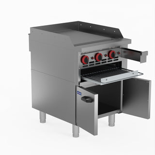 Gas Griddle And Gas Toaster With Cabinet - GasMax GGS-24