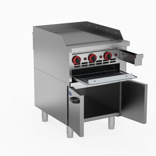 Gas Griddle And Gas Toaster With Cabinet - GasMax GGS-24