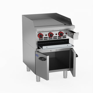 Gas Griddle And Gas Toaster With Cabinet - GasMax GGS-24LPG