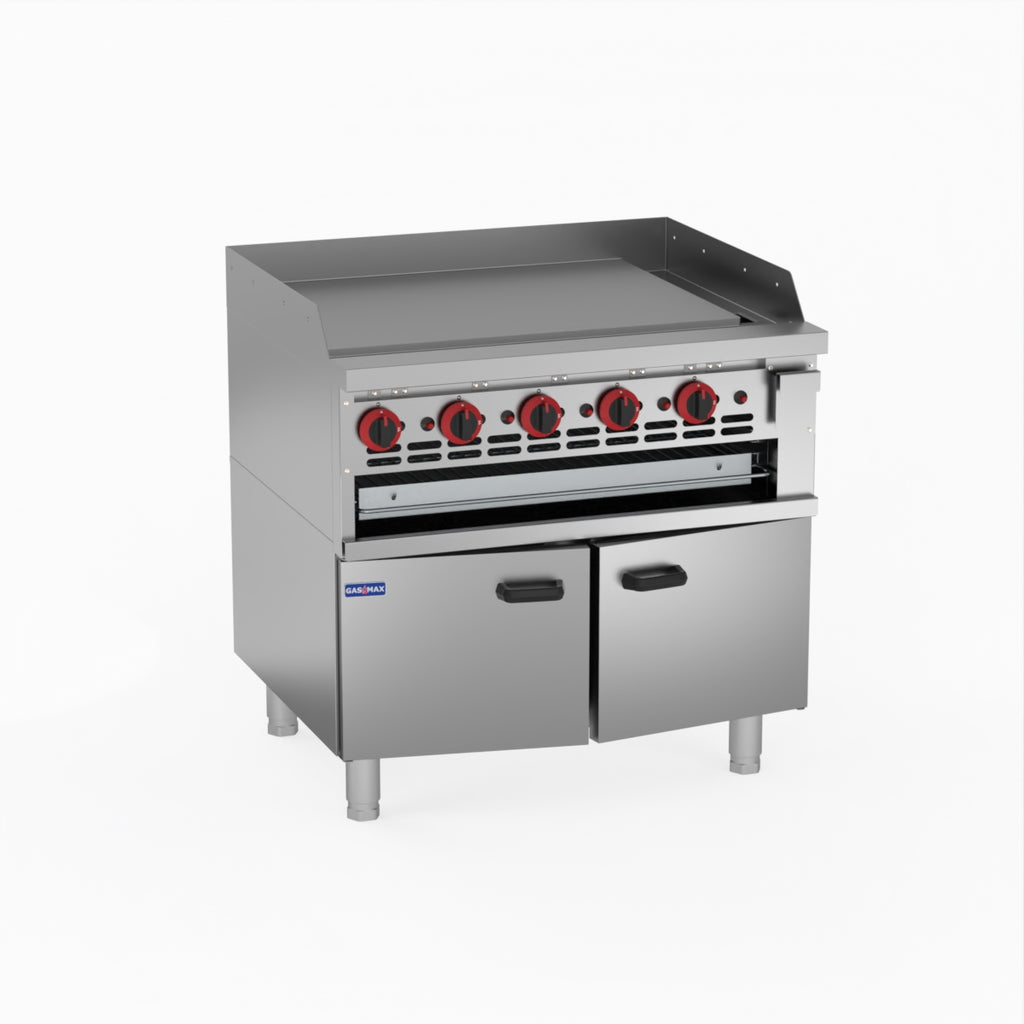GasMAX Gas Griddle And Toaster With Cabinet GGS-36LPG