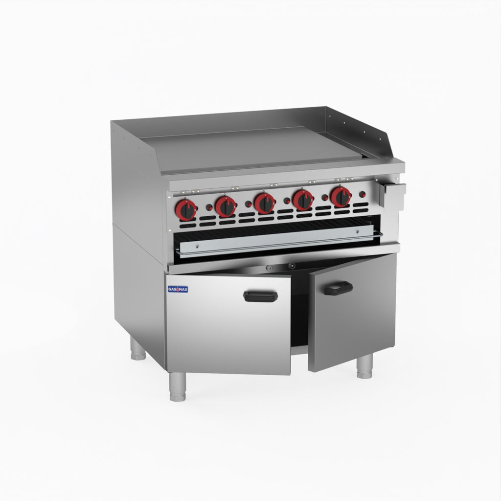 GasMAX Gas Griddle And Toaster With Cabinet GGS-36