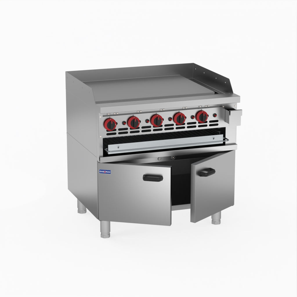 GasMAX Gas Griddle And Toaster With Cabinet GGS-36