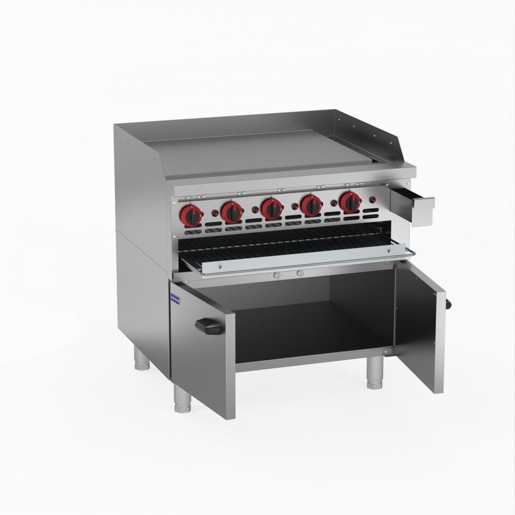 GasMAX Gas Griddle And Toaster With Cabinet GGS-36