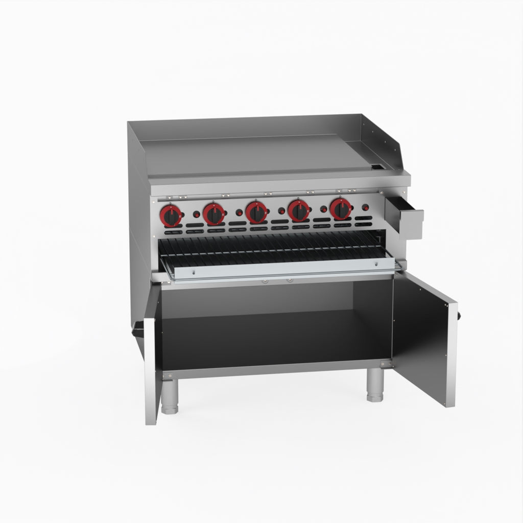 GasMAX Gas Griddle And Toaster With Cabinet GGS-36