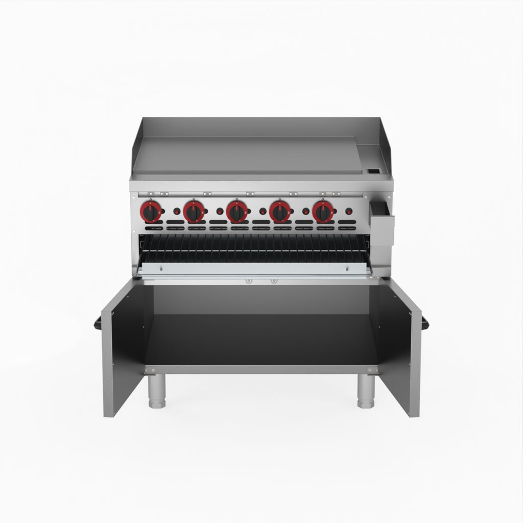 GasMAX Gas Griddle And Toaster With Cabinet GGS-36