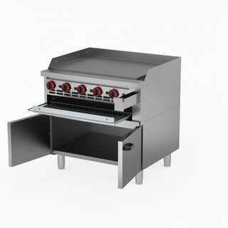 Gas Griddle And Gas Toaster With Cabinet - GasMax GGS-36