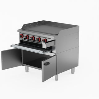 Gas Griddle And Gas Toaster With Cabinet - GasMax GGS-36