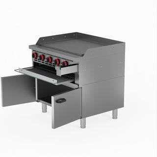 Gas Griddle And Gas Toaster With Cabinet - GasMax GGS-36